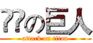 進撃の巨人 (attack on titan)