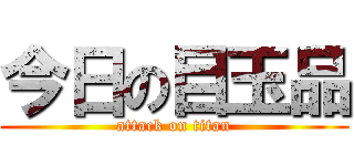 今日の目玉品 (attack on titan)