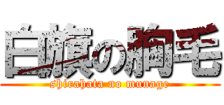 白旗の胸毛 (shirahata no munage)