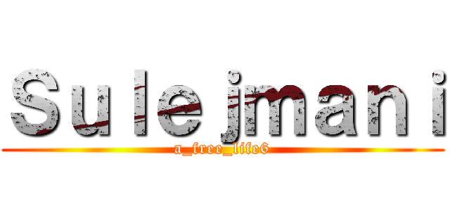 Ｓｕｌｅｊｍａｎｉ (a_free_life6)