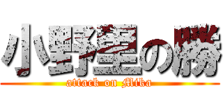 小野里の勝 (attack on Mika)