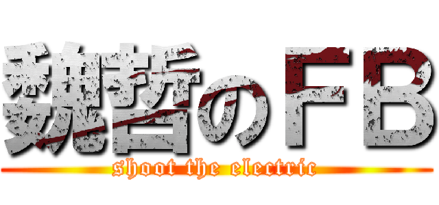 魏哲のＦＢ (shoot the electric)