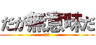 だが無意味だ (23)