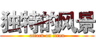 独特的风景 (attack on titan)