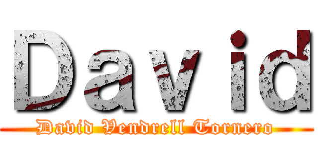 Ｄａｖｉｄ (David Vendrell Tornero)