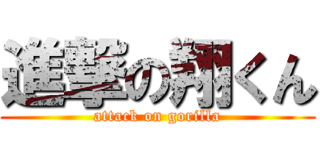 進撃の翔くん (attack on gorilla)