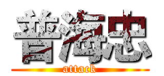 普海忠 (attack)