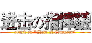 进击の指揮鏈 (attack on "Chain of Command")