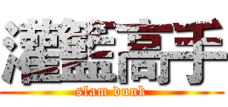 灌籃高手 (slam dunk)