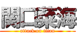 関口菜海 (attack on titan)