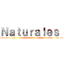 Ｎａｔｕｒａｌｅｓ  (5 grado)