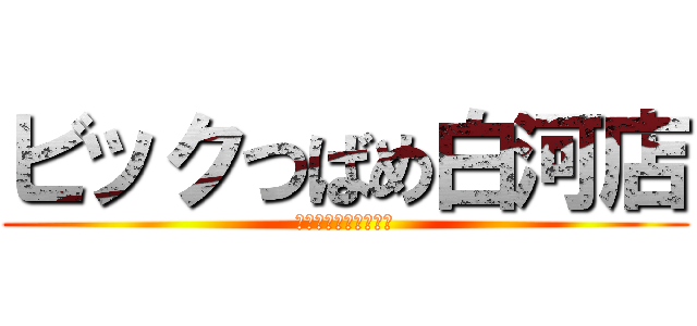 ビックつばめ白河店 (リフレッシュオープン)