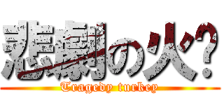 悲劇の火雞 (Tragedy turkey)