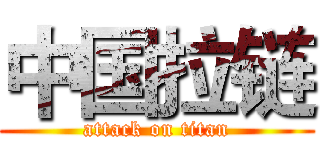 中国拉链 (attack on titan)