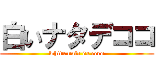 白いナタデココ (white nata de coco)