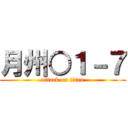 月州○１－７ (attack on titan)