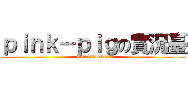 ｐｉｎｋ－ｐｉｇの實況臺 (RC:25719562)