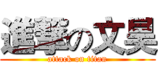 進撃の文昊 (attack on titan)