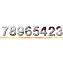 ７８９６５４２３ (attack on titan)