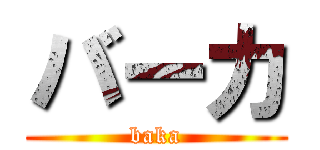 バーカ (baka)