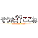 そうた❤️ここね (attack on titan)