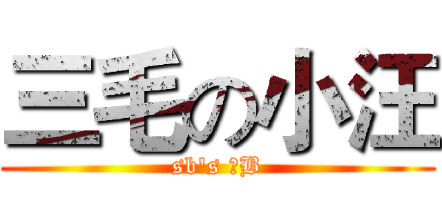 三毛の小汪 (sb's 牛B)