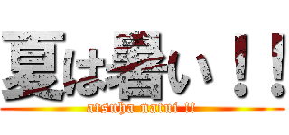 夏は暑い！！ (atsuha natui !!)