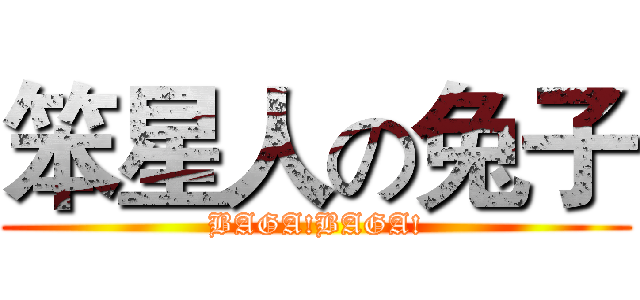 笨星人の兔子 (BAGA!BAGA!)