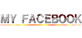 ＭＹ ＦＡＣＥＢＯＯＫ ()