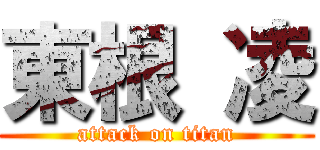 東根 凌 (attack on titan)