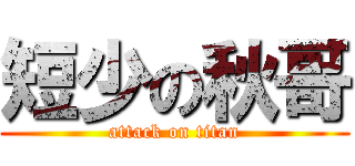 短少の秋哥 (attack on titan)