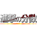 進撃の分数 (进击的成绩)