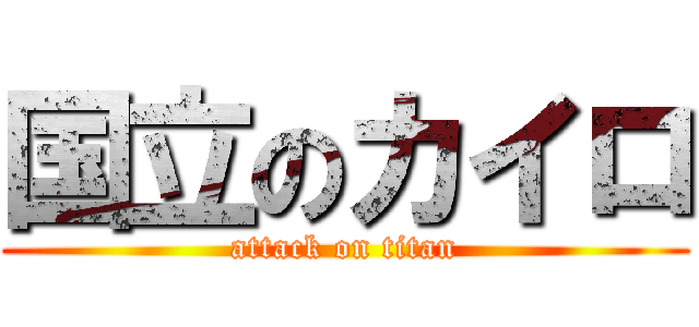 国立のカイロ (attack on titan)