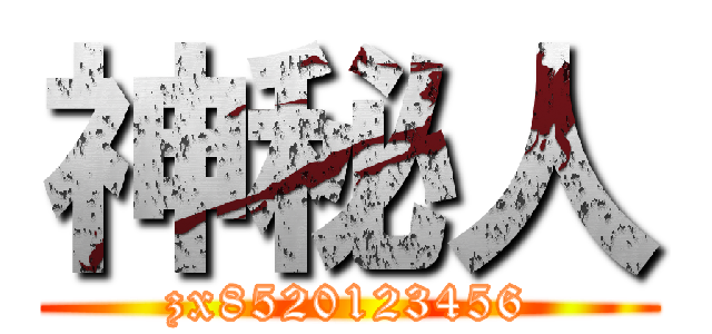 神秘人 (zx8520123456)