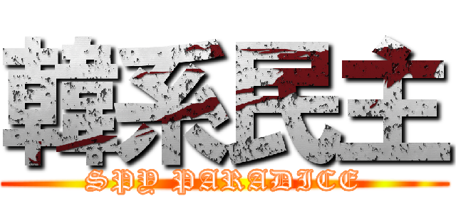 韓系民主 (SPY PARADICE)