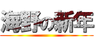 海野の新年 ()