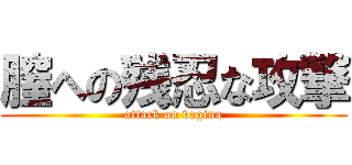 膣への残忍な攻撃 (attack on vagina)