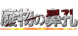 廢物の鼻孔 (attack on titan)