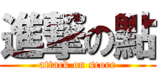 進撃の點 (attack on score)