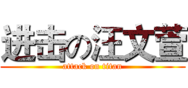 进击の汪文萱 (attack on titan)