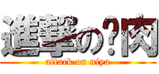 進撃の貓肉 (attack on niya)