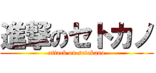 進撃のセトカノ (attack on setokano)