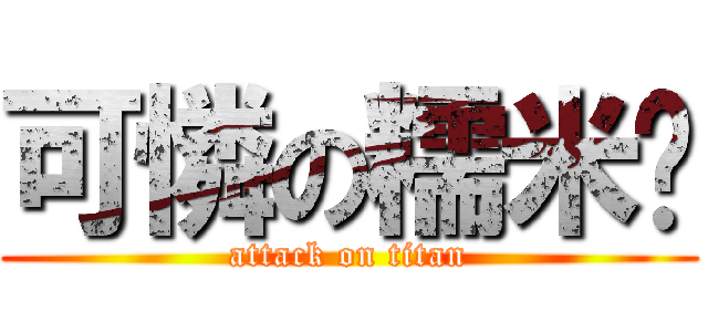 可憐の糯米糰 (attack on titan)