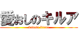 愛おしのキルア (kadota kirua)