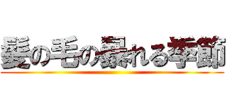 髪の毛の暴れる季節 ()