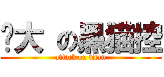 强大 の黑猫控 (attack on titan)