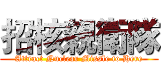 招核親衛隊 (Attract Nuclear Missle to Here)