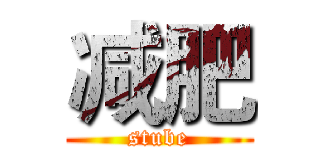 减肥 (stube)
