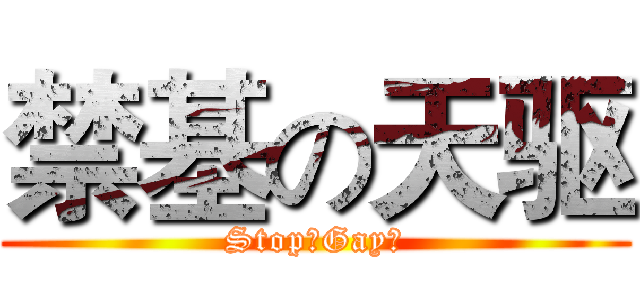 禁基の天驱 (Stop！Gay！)