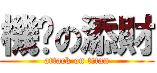 機掰の添財 (attack on titan)